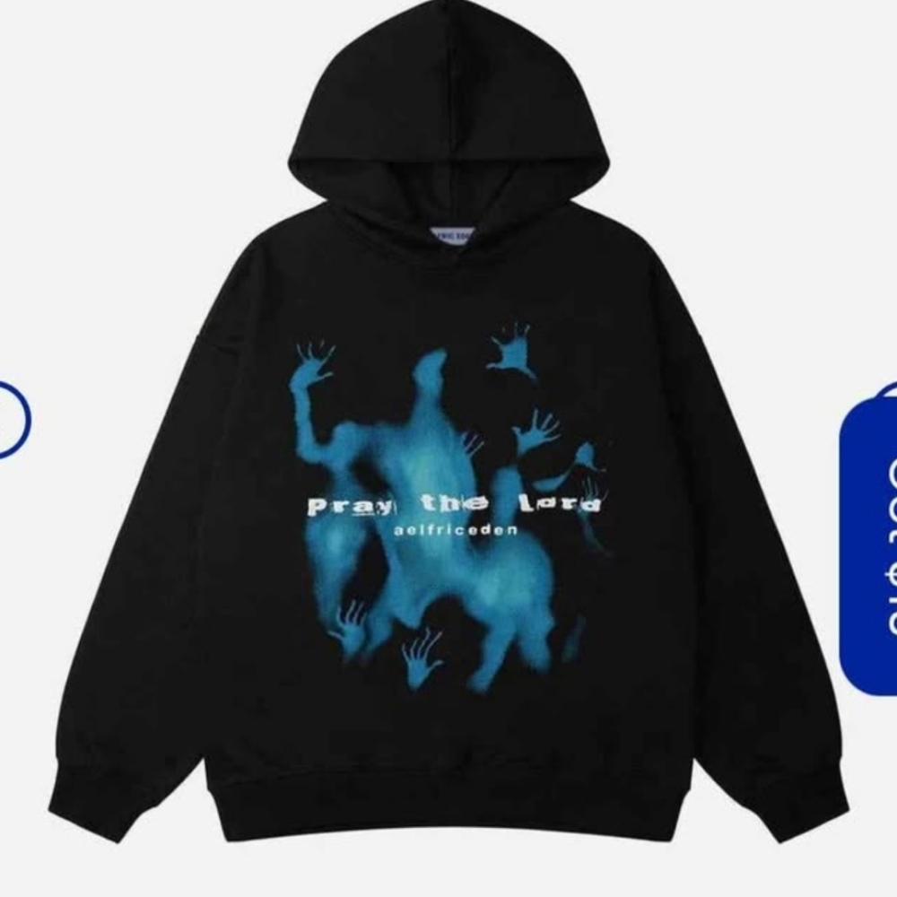 **SOLD** Aelfric Eden Abstraction Shadow Print Hoodie- Size M